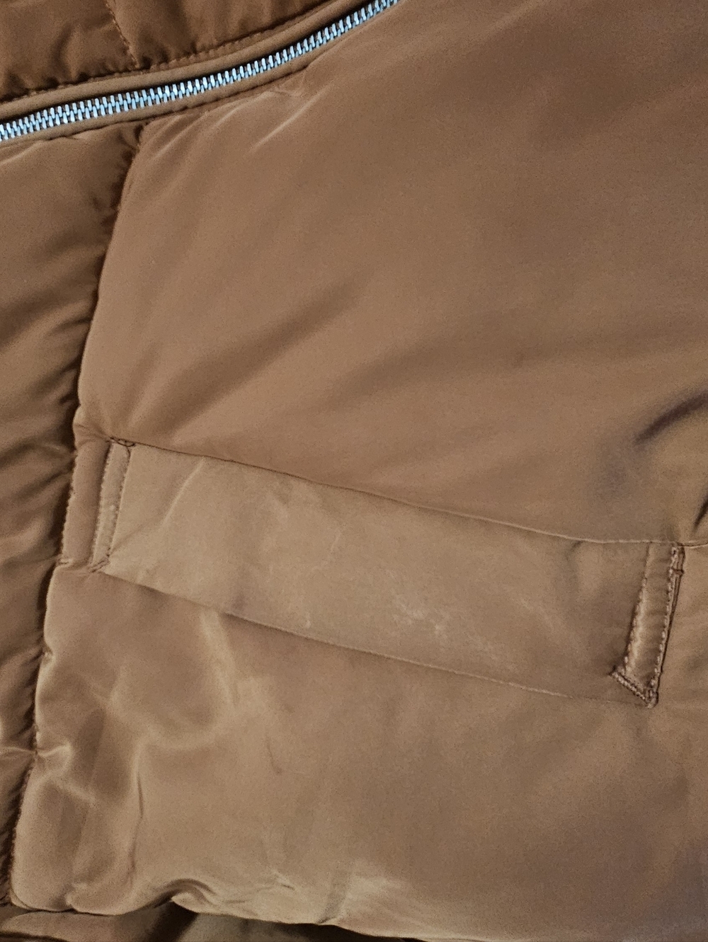 H&M Divided Brown Puffer Jacket, Size XS, Short, Pockets, Very Good Condition - Picture 9 of 12